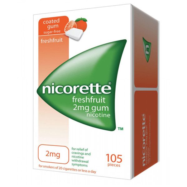 Nicorette Freshfruit Gum 2mg 105