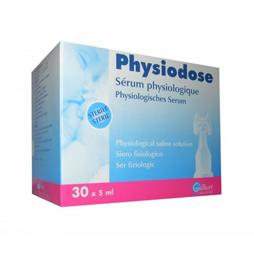 Physiodose Sérum Physiologique, 30 x 5 ml
