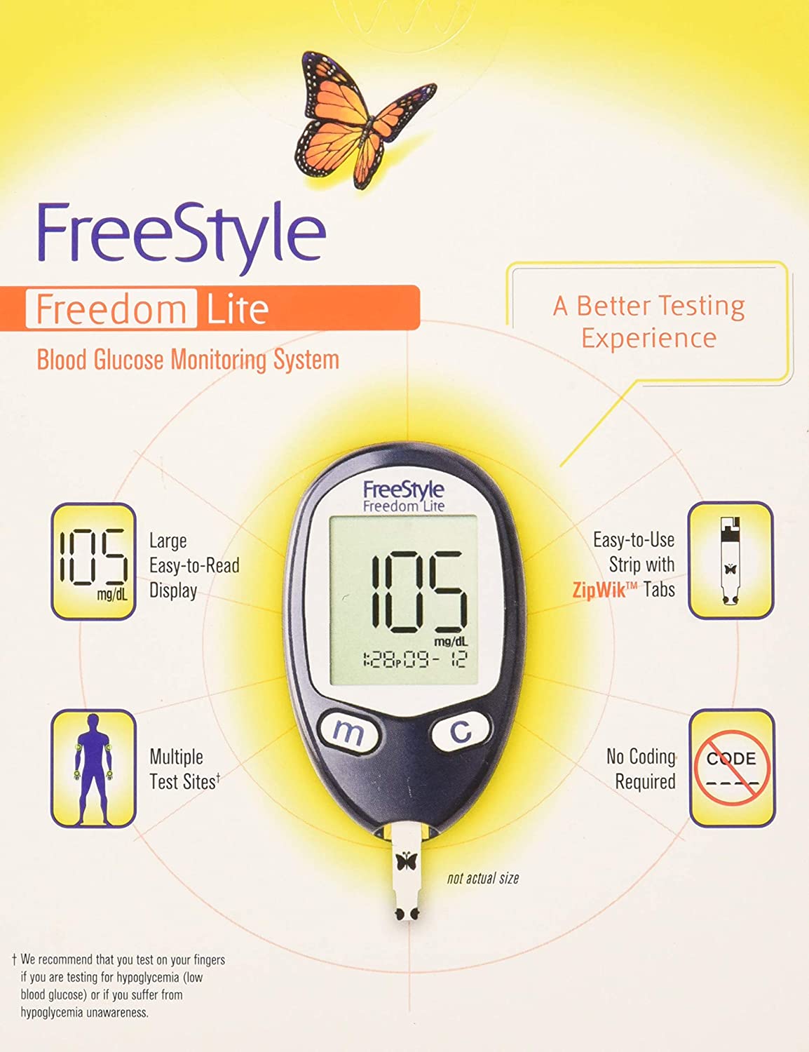 ingenieur Binnen Gestaag Freestyle freedom meter-No Code - Freepharmastore